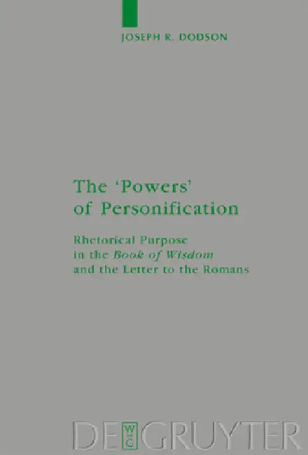 Buy The 'Powers' of Personification (English, Joseph R. Dodson) โ BookShops.in