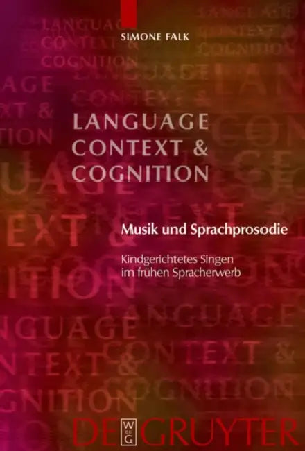 Buy Musik und Sprachprosodie (English, Simone Falk) — BookShops.in