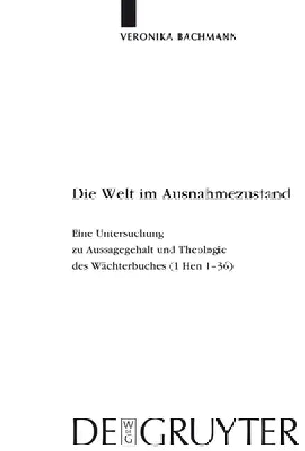 Buy Die Welt im Ausnahmezustand (English, Veronika Bachmann) — BookShops.in
