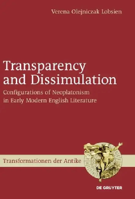 Buy Transparency and Dissimulation (English, Verena Lobsien) — BookShops.in