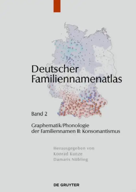 Buy Deutscher Familiennamenatlas (English, Konrad (EDT)/ Nubling, Damaris (EDT) Kunze) โ BookShops.in