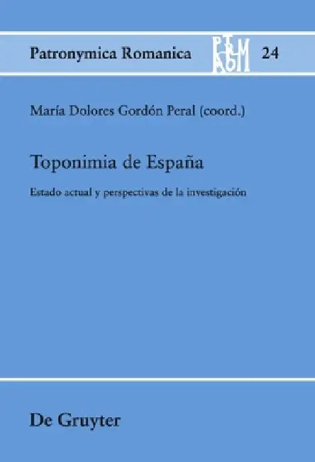 Buy Toponimia de España (English, MarÃa Dolores Gordón Peral) — BookShops.in