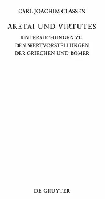 Buy Aretai und Virtutes (English, Carl Joachim Classen) — BookShops.in