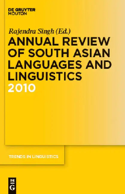 Buy Annual Review of South Asian Languages and Linguistics (English, Rajendra Singh) — BookShops.in