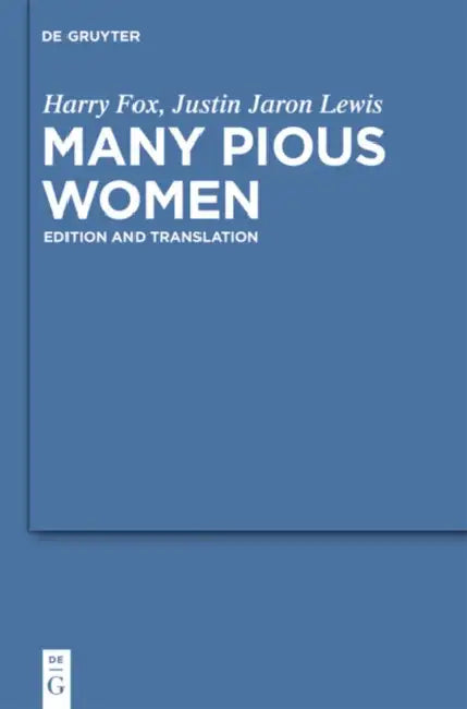 Buy Many Pious Women (English, Harry Fox | Justin Jaron Lewis) — BookShops.in