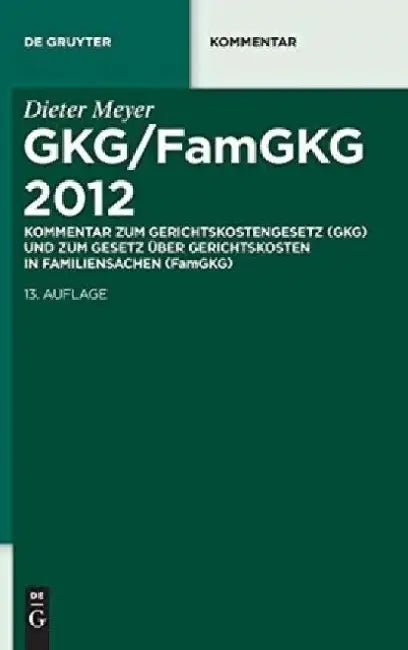Buy Gkg/Famgkg 2012 (English, Dieter Meyer) — BookShops.in