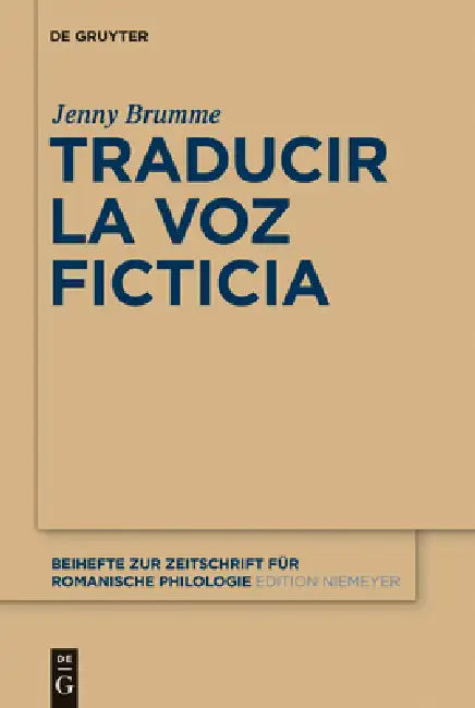 Buy Traducir la voz ficticia (English, Jenny Brumme) — BookShops.in