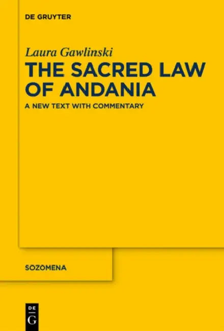 Buy The Sacred Law of Andania (English, Laura Gawlinski) — BookShops.in