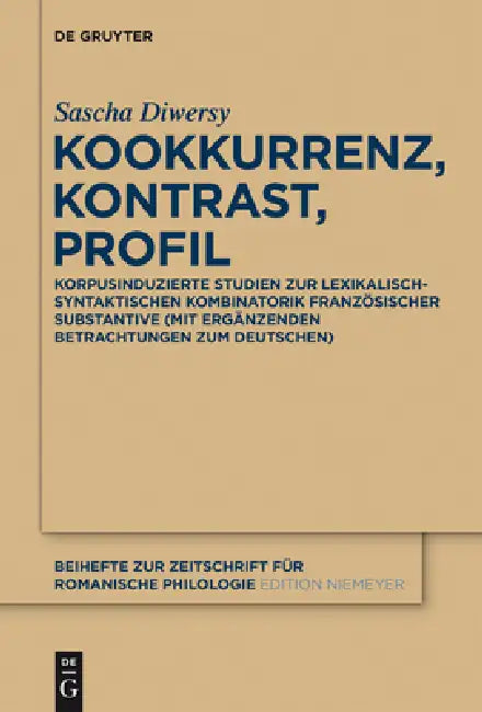 Buy Kookkurrenz, Kontrast, Profil (English, Sascha Diwersy) — BookShops.in