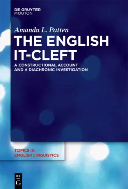 Buy The English It-Cleft (English, Amanda Patten) — BookShops.in