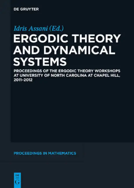 Buy Ergodic Theory and Dynamical Systems (English, Idris Assani) — BookShops.in