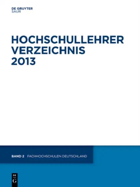Buy Fachhochschulen Deutschland (English, Not Available (NA)/ Not Available (CON)) — BookShops.in