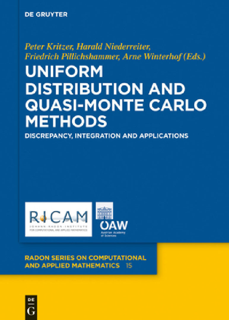 Buy Uniform Distribution and Quasi-Monte Carlo Methods (English, Peter Kritzer | Harald Niederreiter | Friedrich Pillichshammer) — BookShops.in