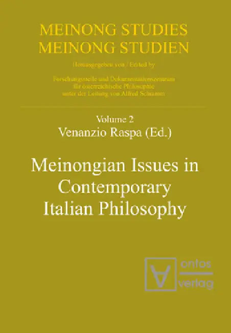 Buy Meinongian Issues in Contemporary Italian Philosophy (English, Venanzio Raspa) — BookShops.in