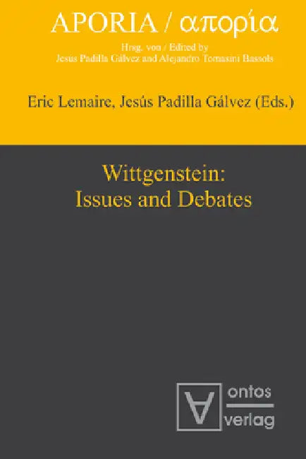 Buy Wittgenstein (English, Eric Lemaire) β BookShops.in
