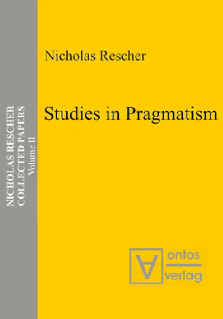 Buy Studies in Pragmatism (English, Nicholas Rescher) — BookShops.in