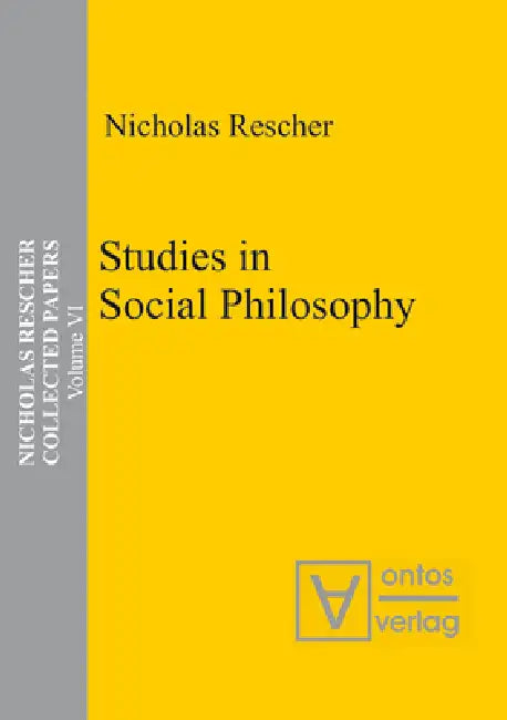 Buy Studies in Social Philosophy (English, Nicholas Rescher) — BookShops.in