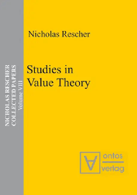 Buy Studies in Value Theory (English, Nicholas Rescher) — BookShops.in