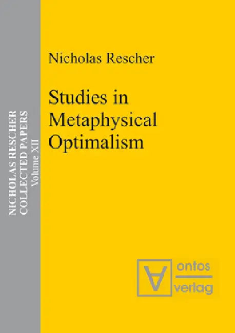 Buy Studies in Metaphysical Optimalism (English, Nicholas Rescher) — BookShops.in
