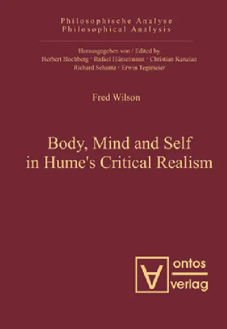Buy Body, Mind and Self in Hume's Critical Realism (English, Fred Wilson) — BookShops.in