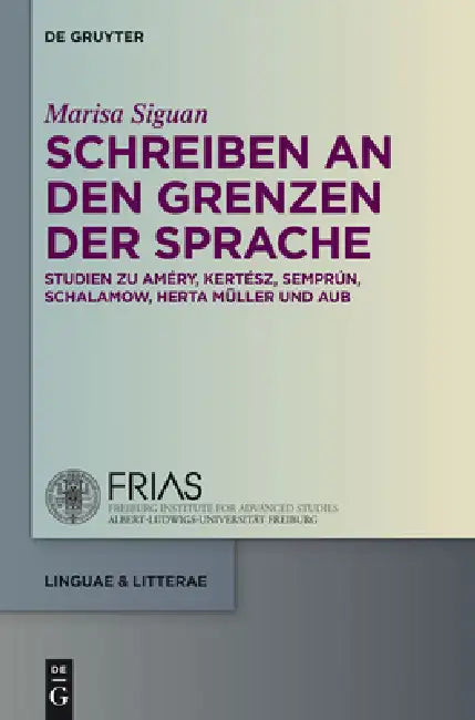 Buy Schreiben an den Grenzen der Sprache (English, Marisa Siguan) โ BookShops.in