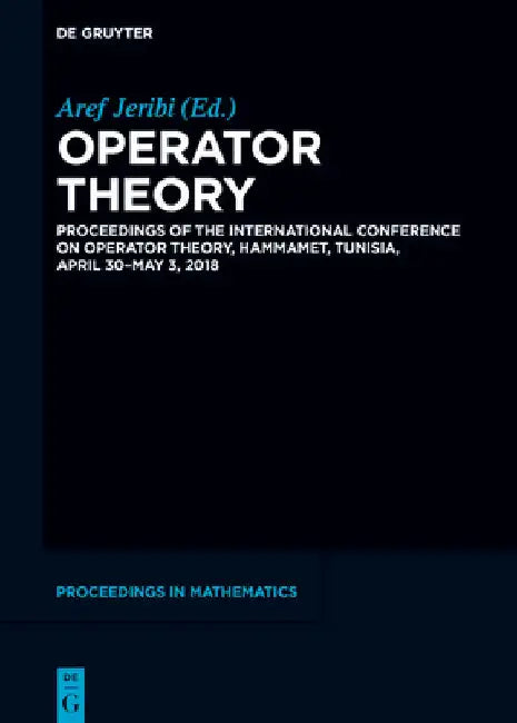 Buy Operator Theory (English, Aref Jeribi) — BookShops.in
