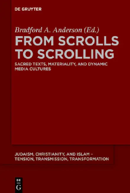 Buy From Scrolls to Scrolling (English, Bradford a. Anderson) — BookShops.in