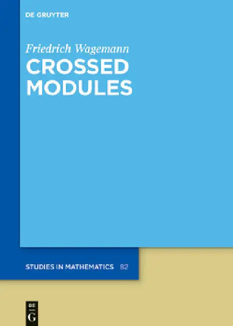 Buy Crossed Modules (English, Friedrich Wagemann) — BookShops.in