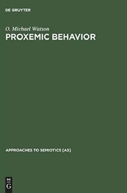Buy Proxemic Behavior (English, O. Michael Watson) — BookShops.in
