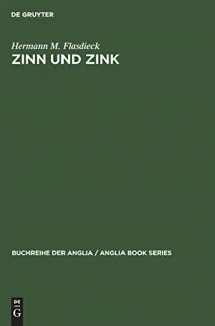 Buy Zinn und Zink (English, Hermann M. Flasdieck) — BookShops.in