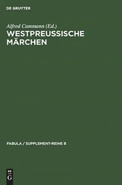 Buy Westpreußische Märchen (English, Alfred Cammann) — BookShops.in
