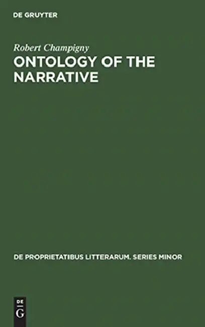 Buy Ontology of the Narrative (English, Robert Champigny) β BookShops.in