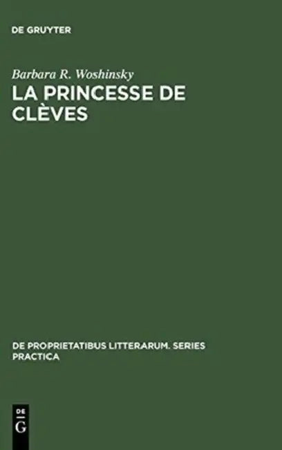 Buy La Princesse de Clèves (English, Barbara R. Woshinsky) — BookShops.in