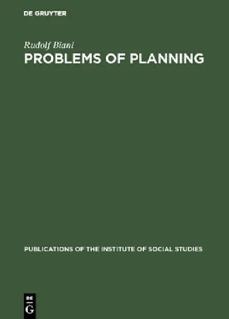 Buy Problems of Planning (English, Rudolf Biani) — BookShops.in