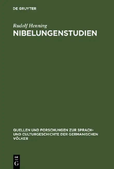 Buy Nibelungenstudien (English, Rudolf Henning) — BookShops.in