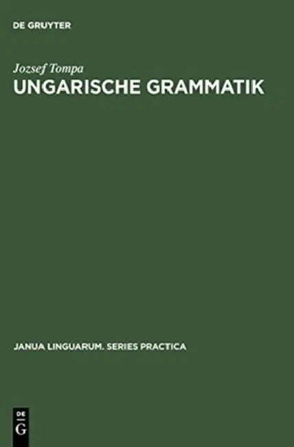 Buy Ungarische Grammatik (English, Jozsef Tompa) — BookShops.in
