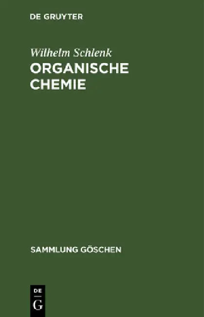 Buy Organische Chemie (English, Wilhelm Schlenk) — BookShops.in