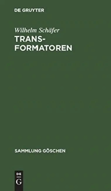 Buy Transformatoren (English, Wilhelm Schäfer) — BookShops.in