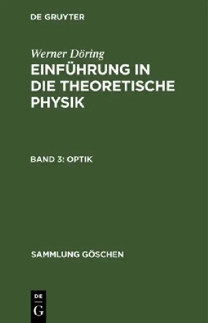 Buy Optik (English, Werner Döring) — BookShops.in