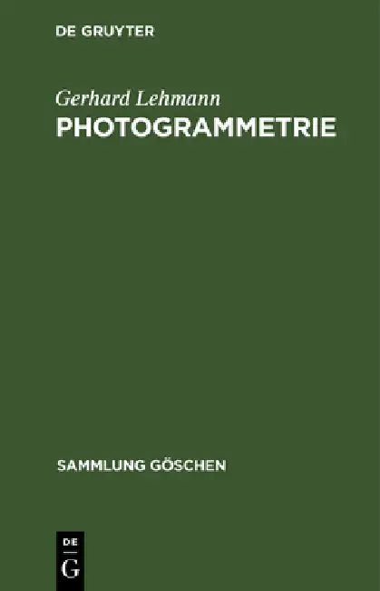 Buy Photogrammetrie (English, Gerhard Lehmann) — BookShops.in