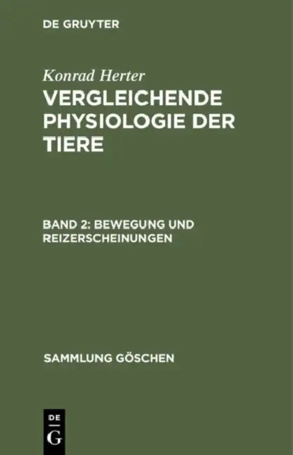 Buy Bewegung und Reizerscheinungen (English, Konrad Herter) — BookShops.in