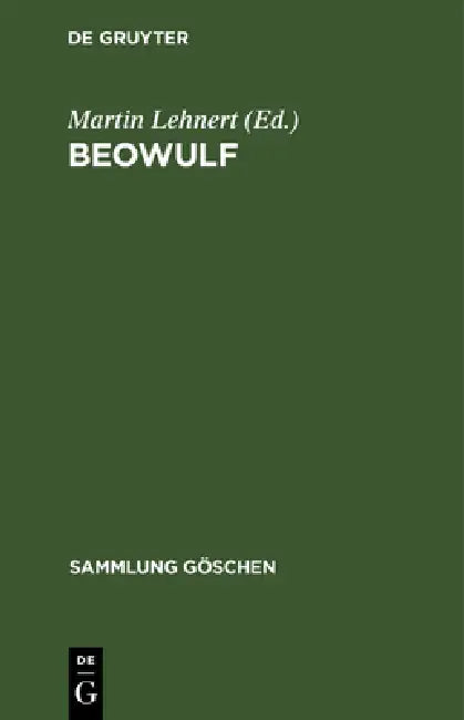Buy Beowulf (English, Martin Lehnert) — BookShops.in