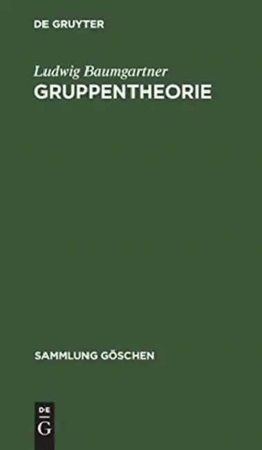 Buy Gruppentheorie (English, Ludwig Baumgartner) — BookShops.in