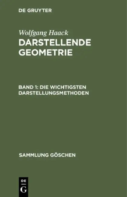 Buy Die wichtigsten Darstellungsmethoden (English, Wolfgang Haack) — BookShops.in