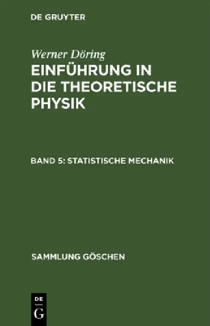 Buy Statistische Mechanik (English, Werner Döring) — BookShops.in