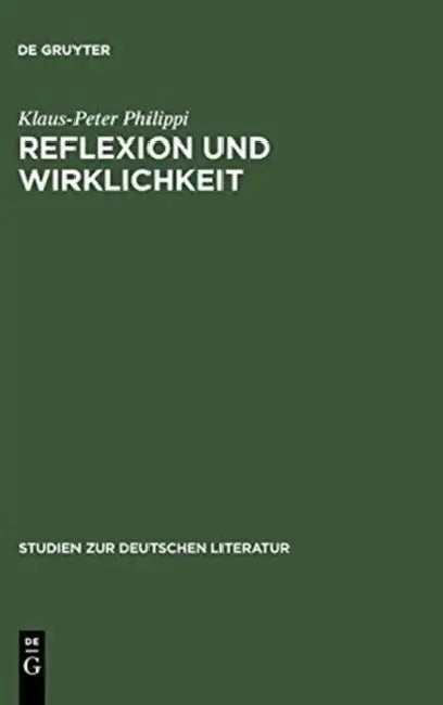 Buy Reflexion Und Wirklichkeit (English, Klaus-Peter Philippi) — BookShops.in