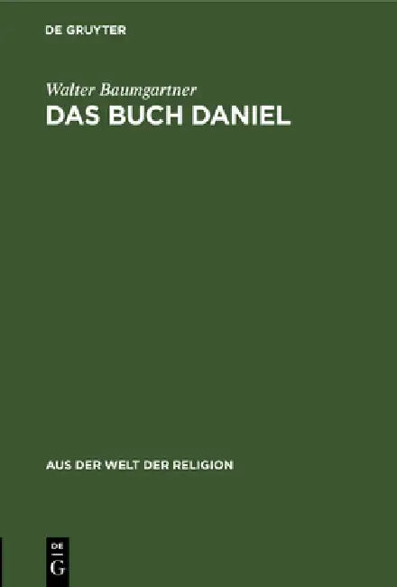 Buy Das Buch Daniel (English, Walter Baumgartner) — BookShops.in