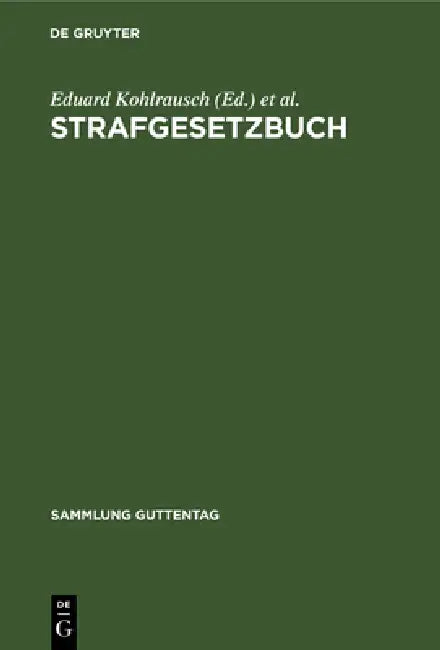 Buy Strafgesetzbuch (English, Eduard Kohlrausch | Richard Lange) — BookShops.in