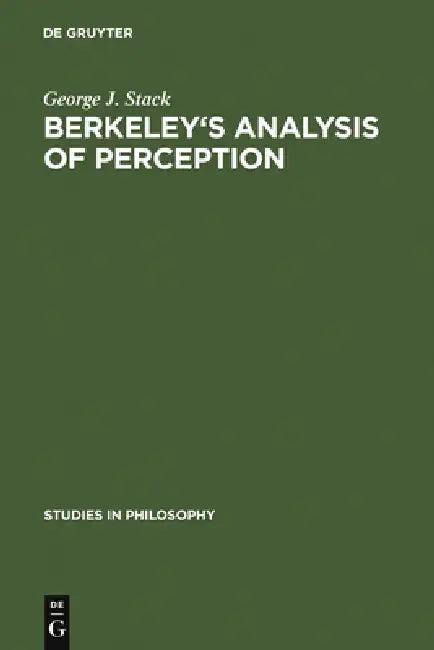 Buy Berkeley's Analysis of Perception (English, George J. Stack) — BookShops.in