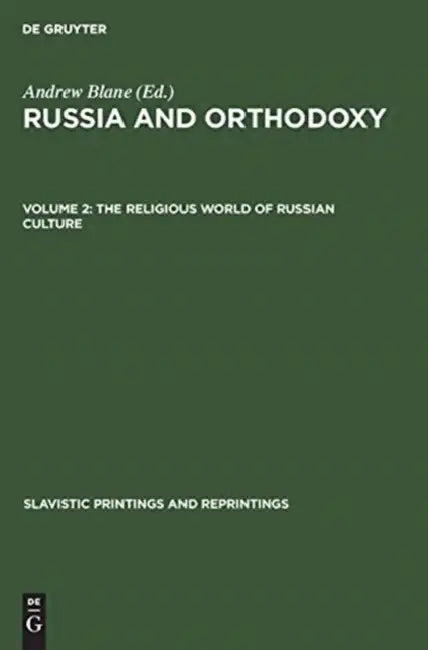Buy The Religious world of Russian culture (English, Andrew Blane) — BookShops.in